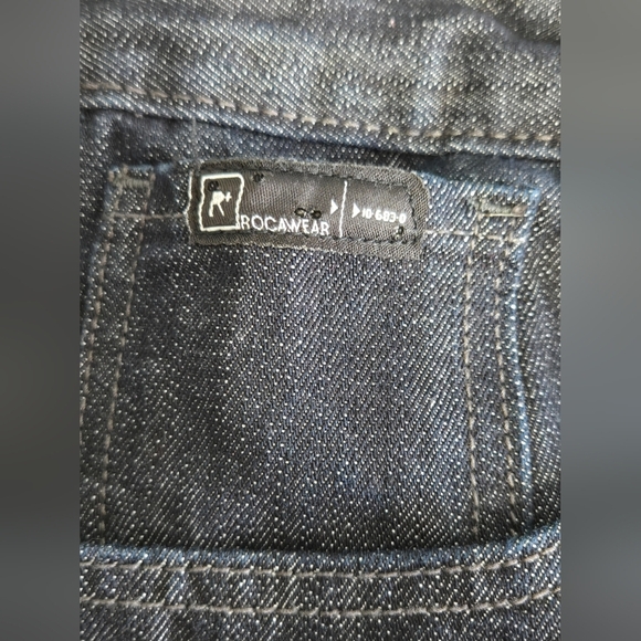 Vintage 1999 Dark Blue Rocawear Denim Dark Blue W 38 - Picture 5 of 11
